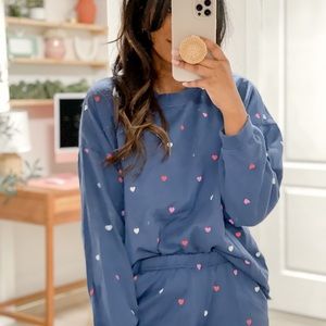 Women’s Heart Pajama Set